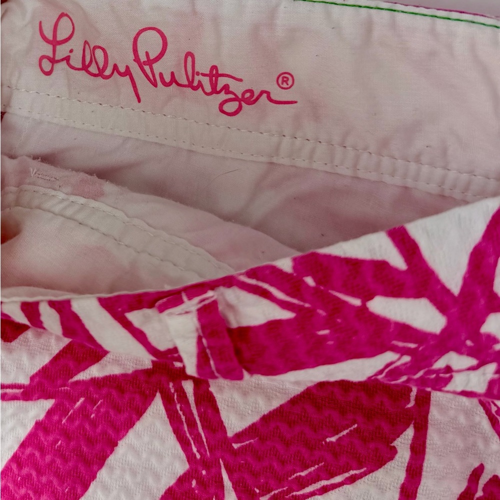 Lilly Pulitzer The Walsh Shorts in Capri Pink Yacht Sea Size 4 - Picture 6 of 6